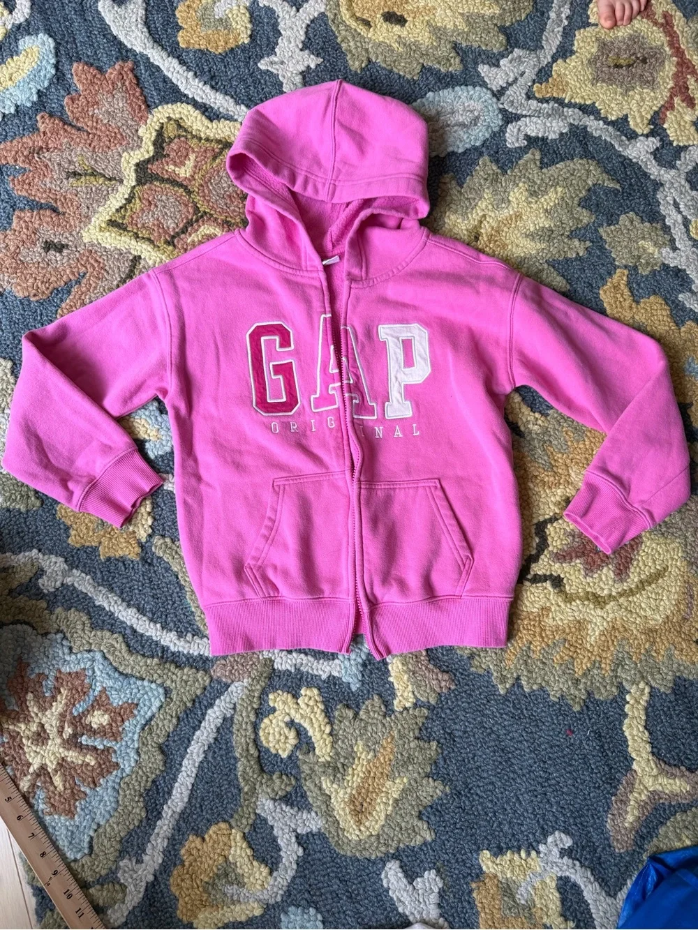 GAP Hot Pink Full-Zip Hoodie with Logo